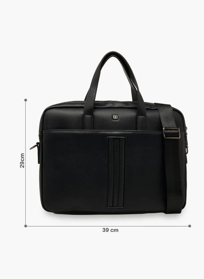 دوتشيني Men Detachable Strap Laptop Bag
