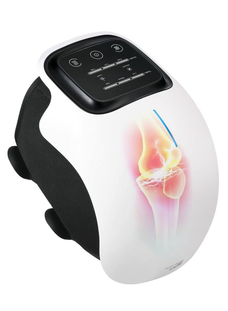 TIGER Electric Knee Massager with Heating & Vibration – Rechargeable, Portable Knee Massager for Joint Pain Relief, Injury Recovery, Swelling & Stiffness, Ideal for Pain Management and Comfort - Image 1