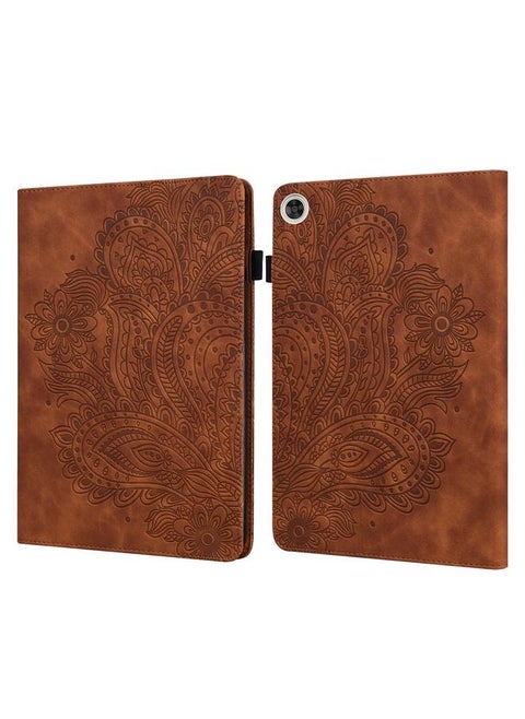 Case For Huawei Mediapad Enjoy Tablet 2 10.1 Peacock Embossed Pattern TPU + PU Horizontal Flip Leather Case with Holder & Card Slots & Wallet & Sleep / Wake-up Function