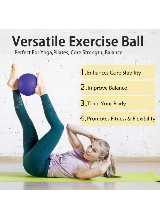 PROIRON Pilates Ball 25cm Mini Ball Small Exercise Ball for Pilates, Yoga, Core Training, Physical Therapy, Balance, Stability, Stretching - Image 5