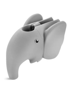 Generic Hot Sale Silicone Faucet Cover Cartoon Elephant Bath Toy Faucet Anti-collision Protective Cover-Color:Sky Blue  - Image 2