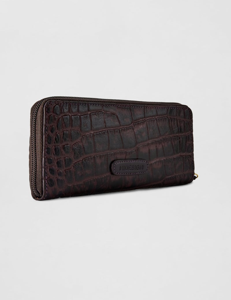 Hidesign Men Leather Wallet- Aubergine - Image 3