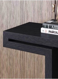 fashionhome Multipurpose Use Modern Design Luxury Solid Wood Glossy Tabletop Console Table Sofa Side Table Nordic Entry Porch Table Home Foyer Long Table Entryway Display Table for Home Office 120x40x80 cm (Fully Assembled)  - Image 3