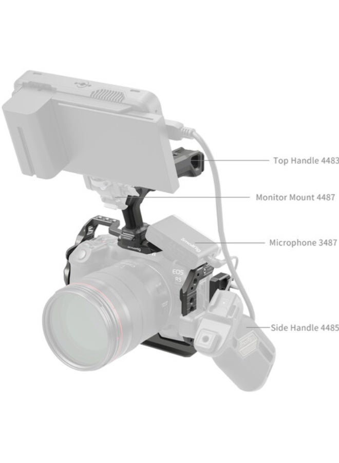 SmallRig HawkLock Quick Release Cage Kit for Canon EOS R5 Mark II 5029 - Image 4