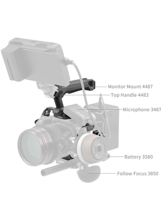 SmallRig HawkLock Quick Release Cage Kit for Canon EOS R5 Mark II 5029 - Image 5