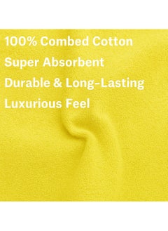 MAXQON Pack Of 10 - Face Towel - 100% Cotton Small Size (30x30cm) Highly Absorbent And Super Durable  - Image 4