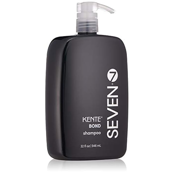 SEVEN Haircare KENTE BOND Shampoo for Split Ends + Damaged Hair, Sulfate Free, Cruelty Free with Green Tea, Guar & Pro Vitamin B5 for Men & Women, Made in USA, 32 oz. - Image 1