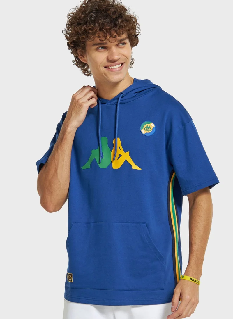 Kappa Logo Patch Hoodie