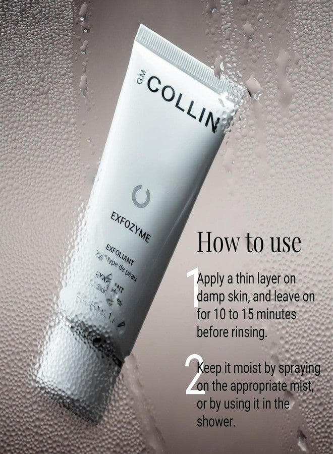 G.M. COLLIN Exfozyme Exfoliant | Creamy Enzymatic Exfoliant | Gentle Facial Scrub for Sensitive and Dry Skin | Exfoliating Face Wash | All Skin Types - Image 3