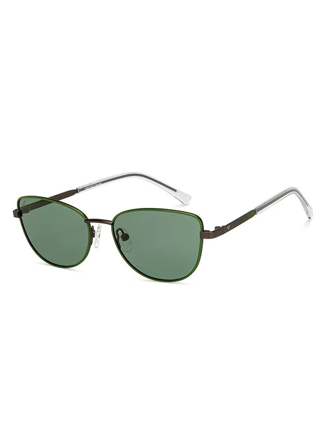 VINCENT CHASE Women's Full Rim Cat Eye Future Classics Branded Latest And Stylish Sunglasses Polarized And 100% UV Protected Women Small VC S16552