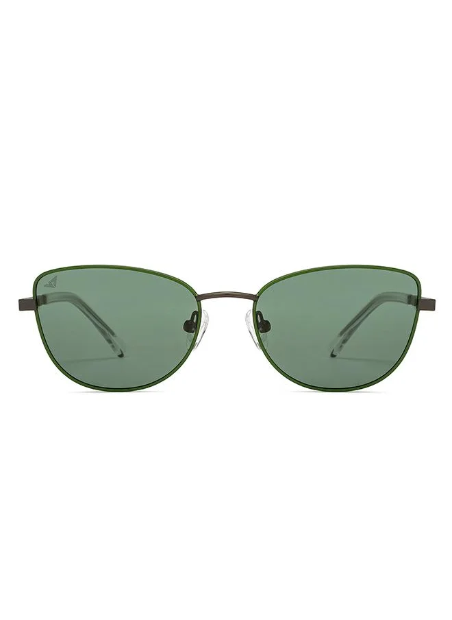 VINCENT CHASE Women's Full Rim Cat Eye Future Classics Branded Latest And Stylish Sunglasses Polarized And 100% UV Protected Women Small VC S16552