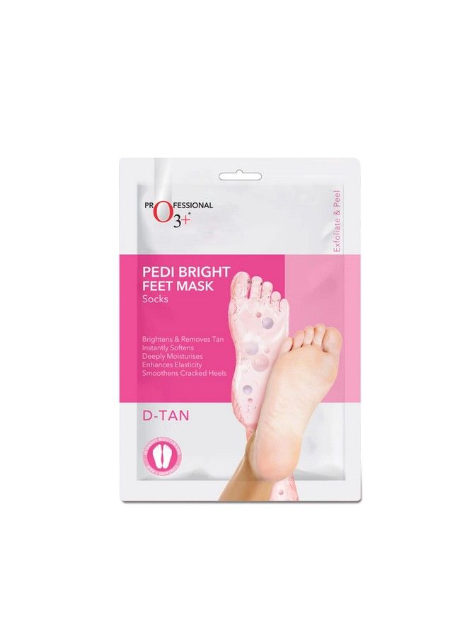 O3+ Pedi Bright Foot Socks Cream Mask - Image 2