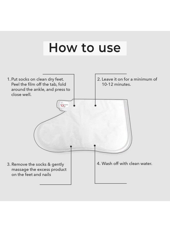 O3+ Pedi Bright Foot Socks Cream Mask - Image 5