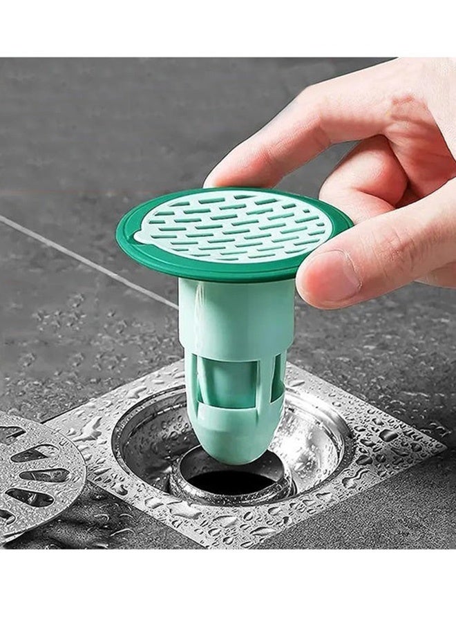 4 Pcs Silicone Drain Pipe Seal Plugs Floor Drain Core Sealing Inserts with Backflow Prevention for Kitchen Sewer  Bathroom Laundry Sewer Shower Floor Drain Balcony Drain, RV Waterproof Sewer Stoppers - Image 2