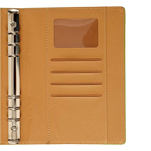 Genius A5 Hard Case Belt Organizer Single Line,Green,160 Pages, Size-21 x 14.8 x 2 cms - Image 5