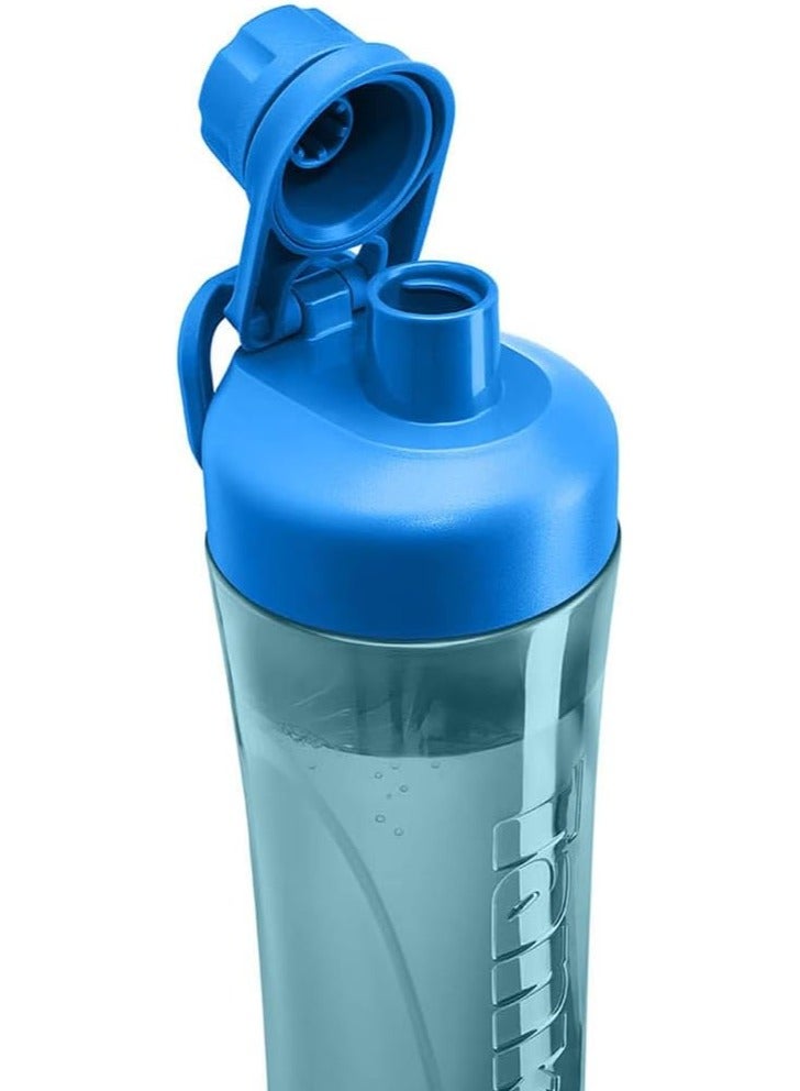 TANK Tank Tritan Plastic Water Bottle 800mL, Blue, BPA Free - Image 2