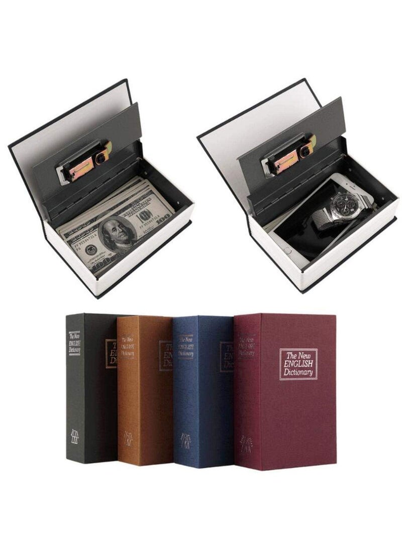 Brajin Brajin Unique Hidden Secret Book Safe Vault Box with 2 Keys Jewelry Money Cash Box Locker Jewellery Home Safe Box Dictionary for Office Home Number  - Image 5
