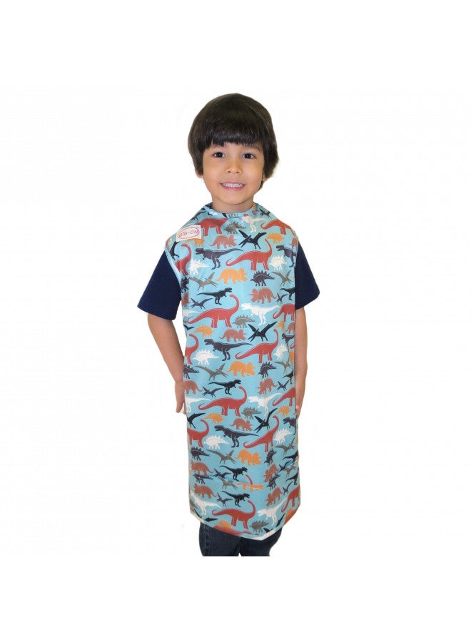 BIB-ON بيبي-أون XL، مزيج من المريلة والمئزر لتغطية كاملة للأطفال، للأعمار من 3 سنوات وما فوق. (كعكة الفتاة العزيزة) - Image 3