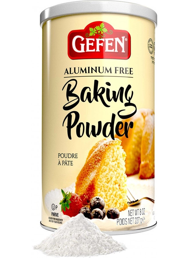 Gefen Baking Powder, 8Oz Resealable Container, Gluten Free, Aluminum Free, Cornstarch Free - Image 3