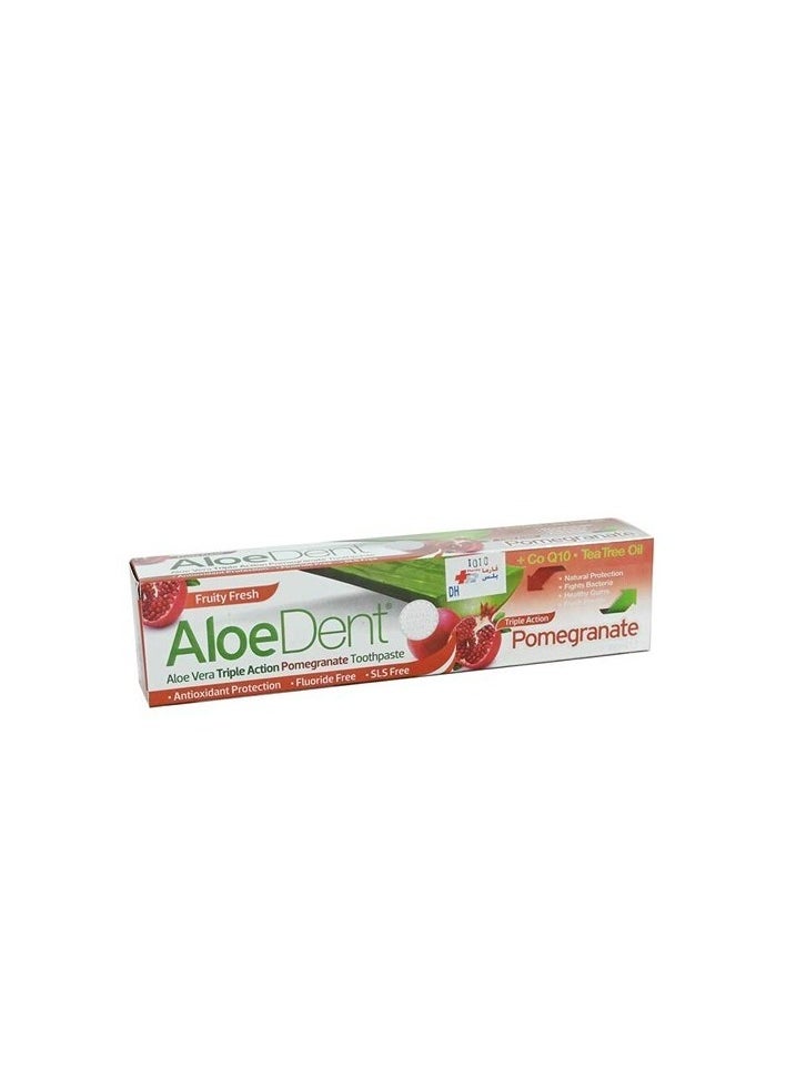 Triple Action Pomegranate Toothpaste with Aloe Vera 100ml - pzsku/ZF566B4034050F0B580C2Z/45/_/1736844434/b3b82c4b-d934-4012-bca3-0c5116a36e49