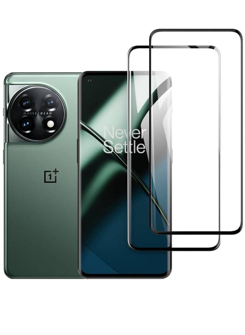 yopah - 2 Pack 9H Full Coverage Tempered Glass Screen Protector For OnePlus 11 - Image 1