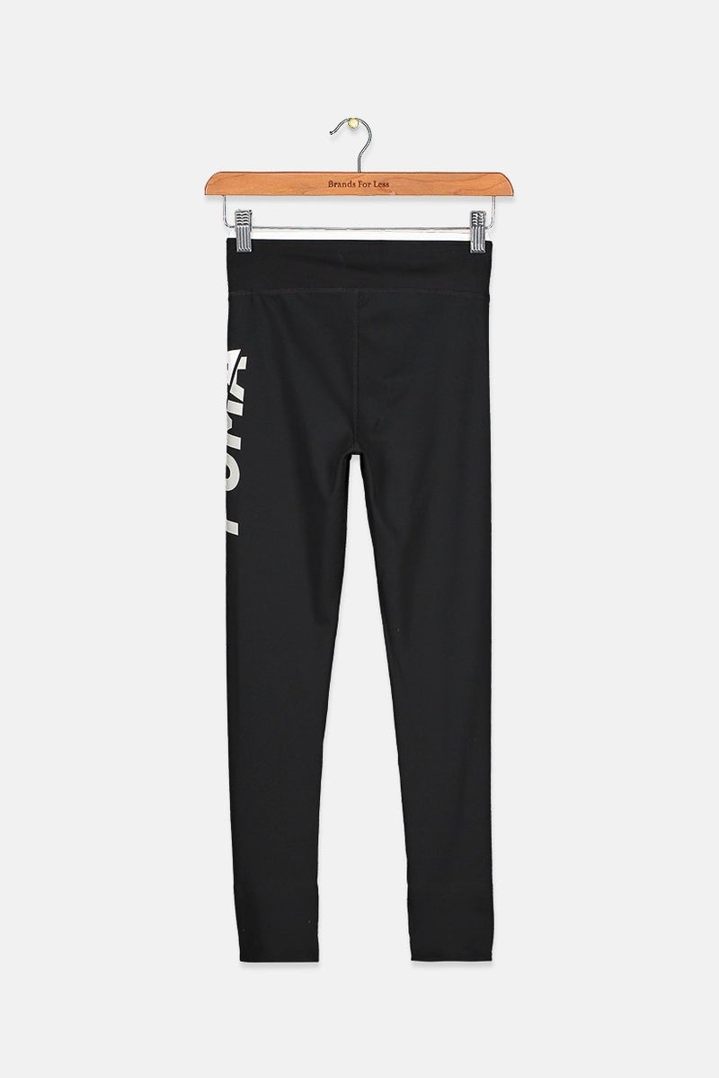 PUMA Kid Girls Sportswear Fit Pull On Outdoor Legging, Black - Image 2