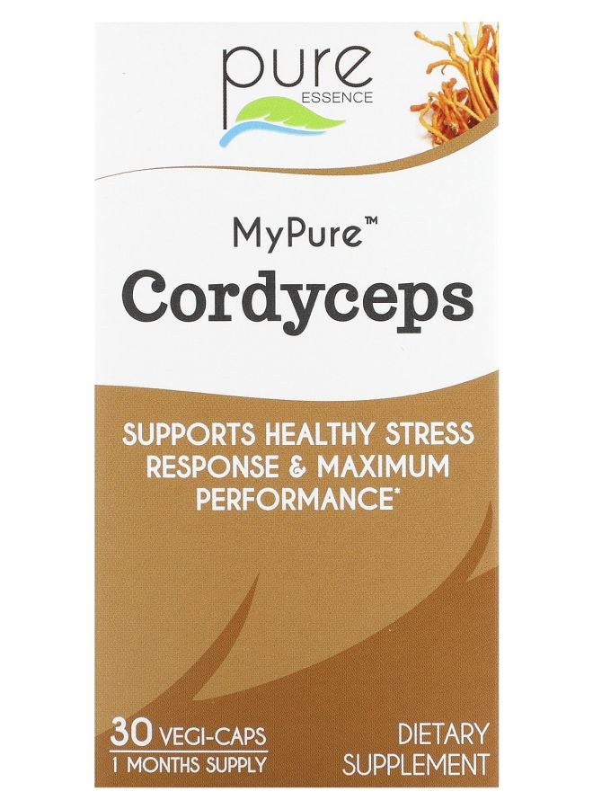 Pure Essence MyPure Cordyceps 500 mg 30 Vegi-Caps - Image 1