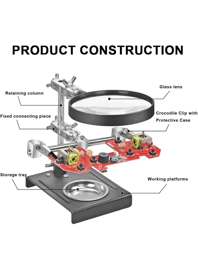 erorex Cellphone Circuit Board Repairing Workbench Universal Welding Station Multi Joint Adjustable Bracket Angle Adjustable Auxiliary Fixture Practical Maintenance Tools - Image 3