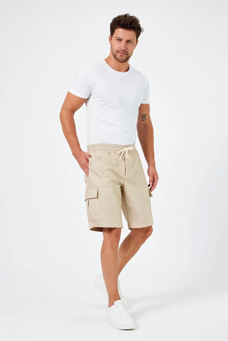 الكسندر جاردي Alexandergardi Cargo Pocket Bermuda Shorts (E24-6502)