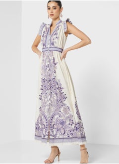 Khizana Printed A-Line Dress  - Image 4