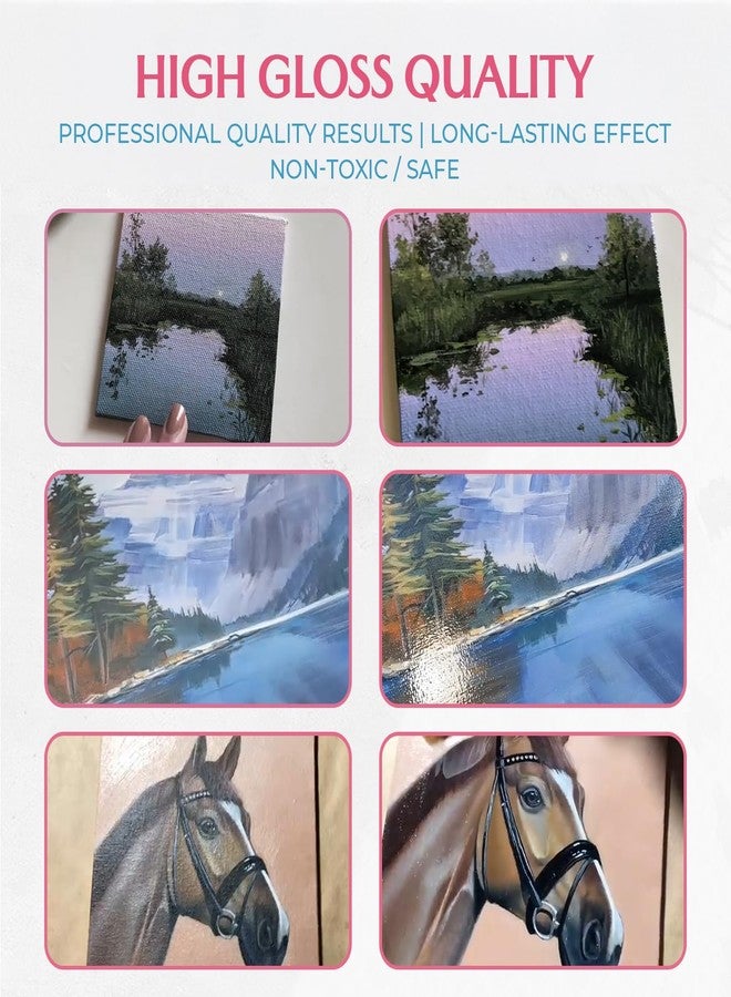 GRANOTONE High Gloss Acrylic Varnish 100 ML Non Yellowing Non Toxic Anti Crazing Finish for Acrylic Painting Pro and Hobby Artists Made in India - Image 4