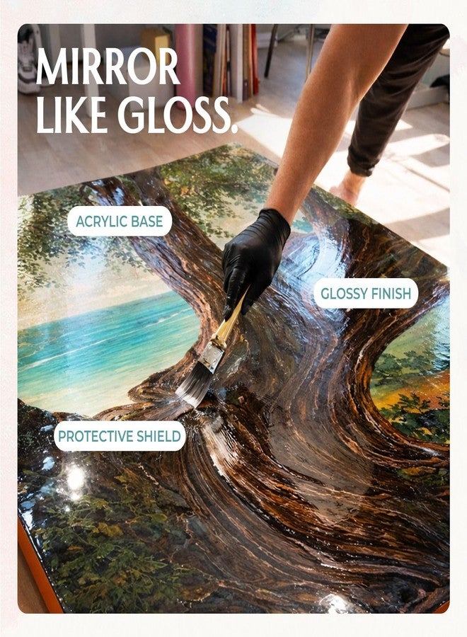 GRANOTONE High Gloss Acrylic Varnish 100 ML Non Yellowing Non Toxic Anti Crazing Finish for Acrylic Painting Pro and Hobby Artists Made in India - Image 5