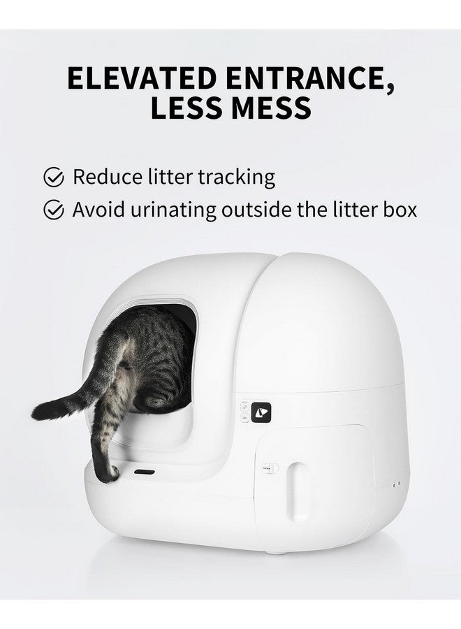 PETKIT Elevated Entrance Fence for PuraMax Self-Cleaning Cat Litter Box, Anti-Leak Urine & Litter Baffle, Increase Threshold for Automatic Cat Litter Box, Less Mess - Image 3