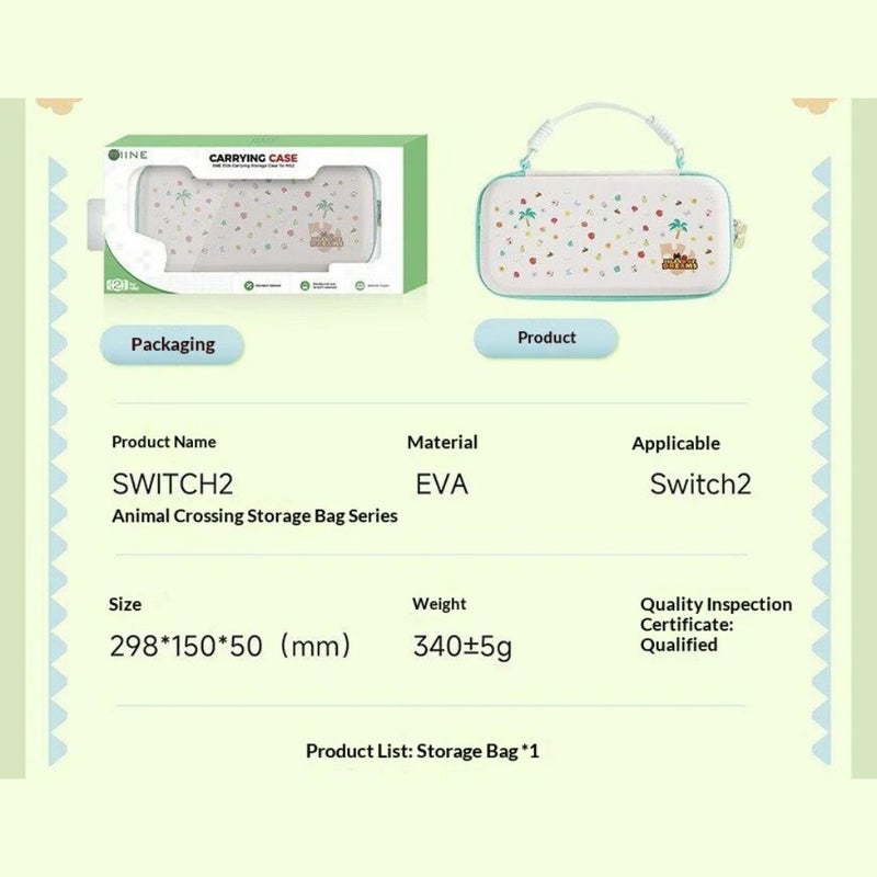 Iine L1275 Nintendo Switch 2 Gamepad Accessory Set, EVA Material Storage Carry Bag - Image 2