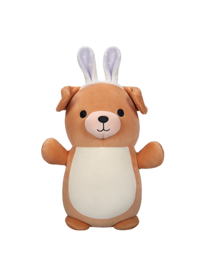 Squishmallows 10 inch Spencer the Brown Labrador Hugmee , Officially Licensed Kellytoy Plush Toy, Colorful Soft Toy, Gift for Kids, Girls & Boys Washable Squishy Stuff Toy Multicolor All Age - Image 1