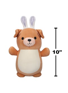 Squishmallows 10 inch Spencer the Brown Labrador Hugmee , Officially Licensed Kellytoy Plush Toy, Colorful Soft Toy, Gift for Kids, Girls & Boys Washable Squishy Stuff Toy Multicolor All Age  - Image 5