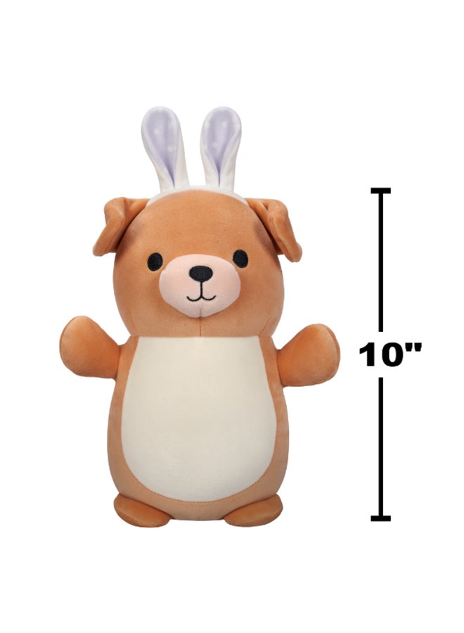 Squishmallows 10 inch Spencer the Brown Labrador Hugmee , Officially Licensed Kellytoy Plush Toy, Colorful Soft Toy, Gift for Kids, Girls & Boys Washable Squishy Stuff Toy Multicolor All Age - Image 5