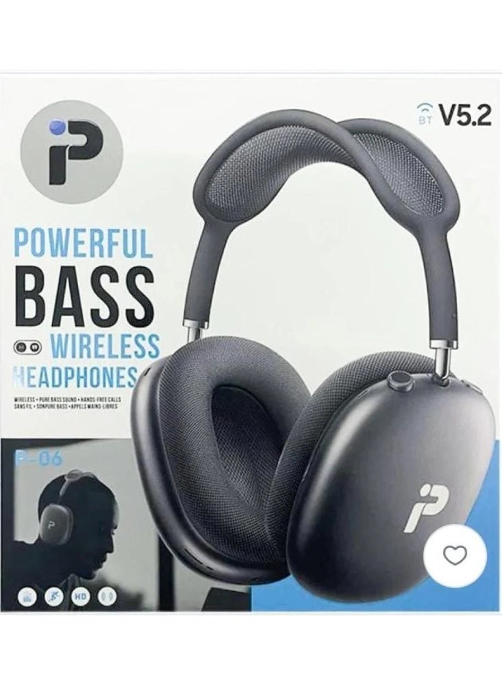 Powerful Bass Wireless Bluetooth Headphones V5.2 – Over-Ear Comfort Design - Image 1
