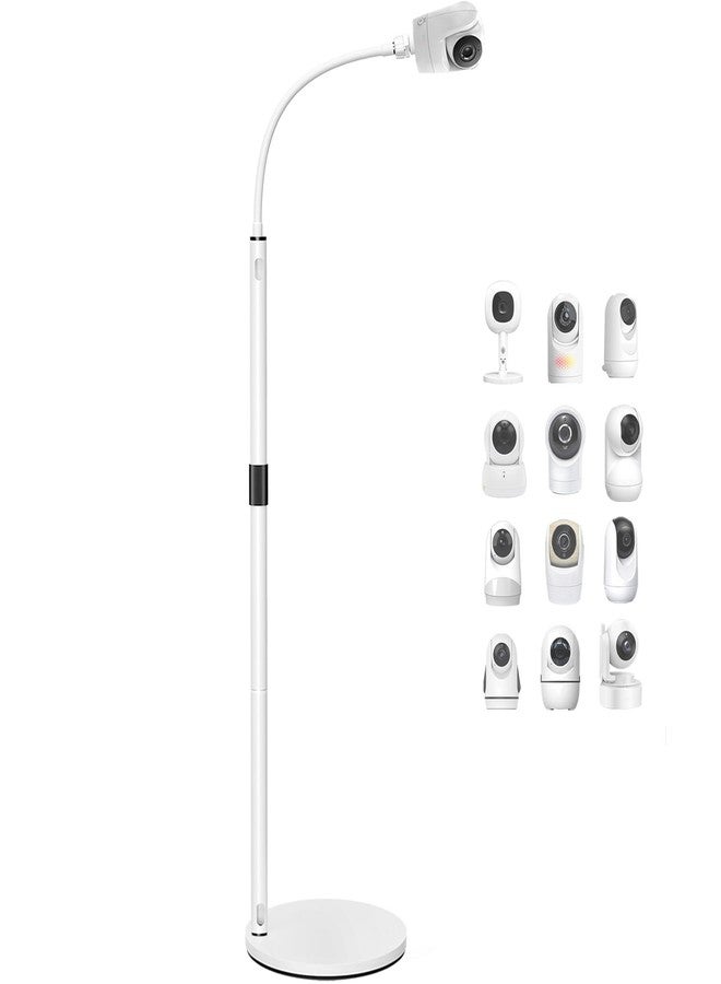 EYSAFT Baby Monitor Floor Stand Mount Compatible for Nanit Pro (with Flex Stand),Vtech HQ Max/VM901/VM924/VM919/RM7764,Momcozy,Babysense(MaxView),HelloBaby,Heavy-Duty Stand - Image 1