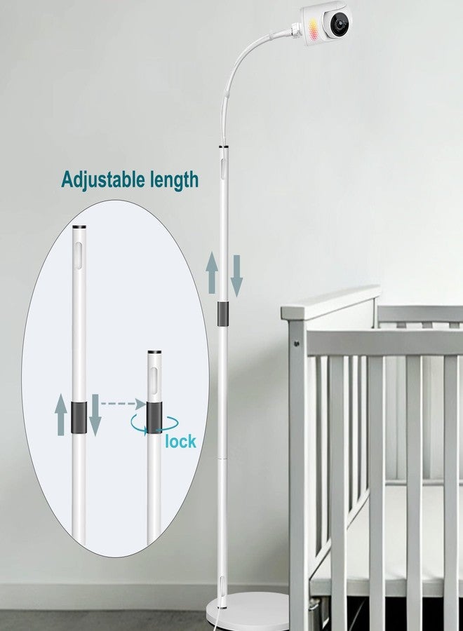 EYSAFT Baby Monitor Floor Stand Mount Compatible for Nanit Pro (with Flex Stand),Vtech HQ Max/VM901/VM924/VM919/RM7764,Momcozy,Babysense(MaxView),HelloBaby,Heavy-Duty Stand - Image 5