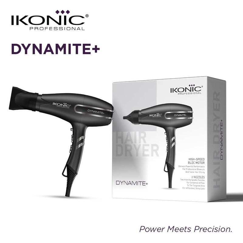 IKONIC PROFESSIONAL DYNAMITE HAIR DRYER with 3 Meter Flexible Cord BLDC Low Noise Motor and Overheating Protection - Image 2