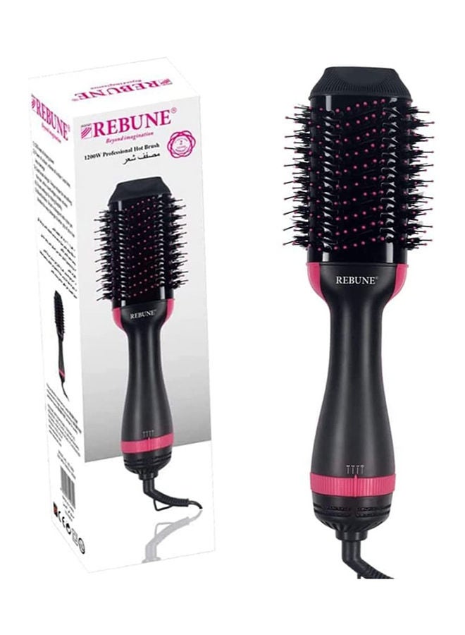 NIBEMINENT Hair Styler Volumizer With Dryer And Hot Air Brush Black - Image 2