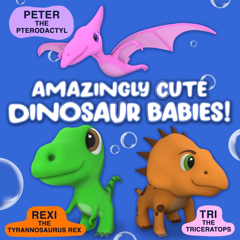 SplashEZ Mold Free Dinosaur Bath Toys, No Hole Bath Toys for Toddlers, Bathtub Dinosaur Set for Kids, No Mold Floating Water Dino Set for Pool, BPA-Free Safe Fun, Infant Babies Ages 1 3 6 12 18 Mo - Image 4