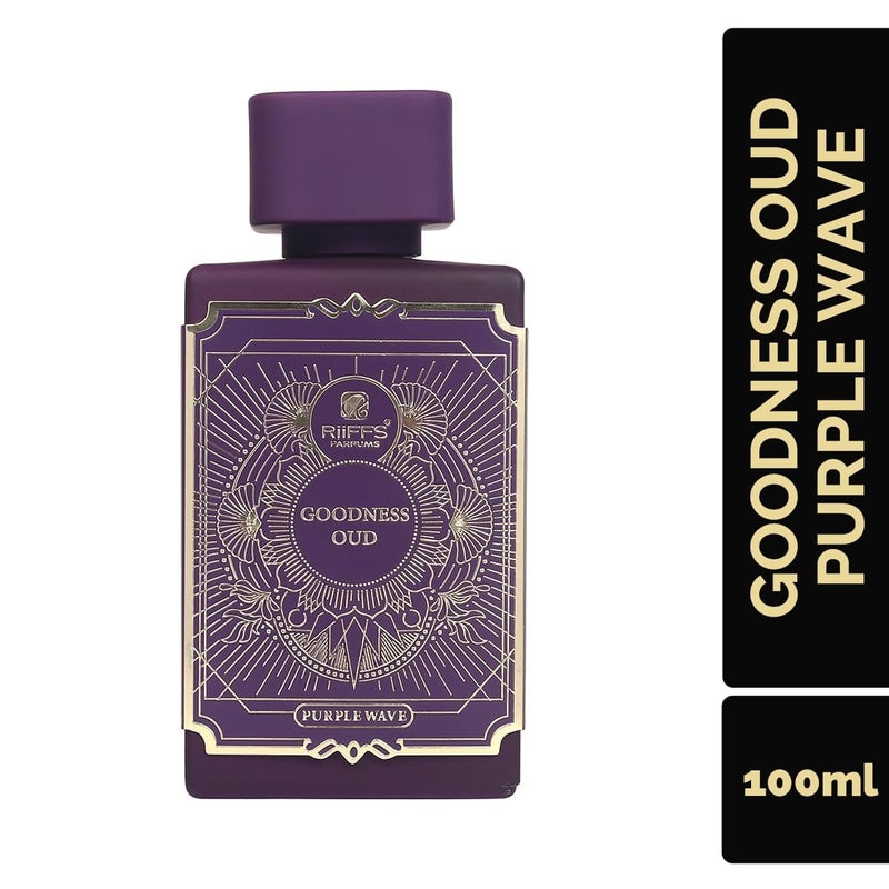 RiiFFS GOODNESS OUD PURPLE WAVE Eau De Perfume 100ml (For Men AND WOMEN) - Image 3