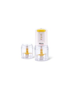 MIENTA Mini Chopper With 2 Bowls, 400 Watt