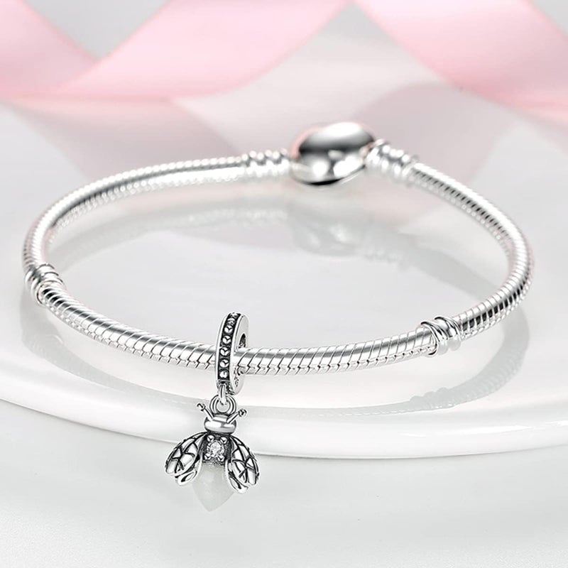 MULA 925 Sterling Silver Charms for Bracelets and Necklaces Airplane Passport Dangle Pendants Beads Butterfly Dragonfly Charms Jewelry Charm for Women - Image 2