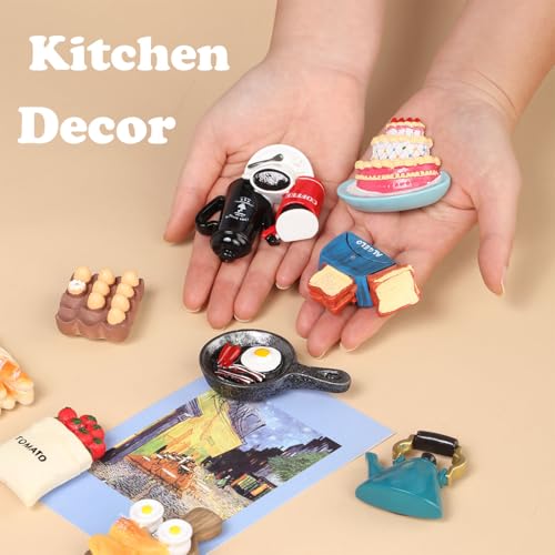 Favensen Food Fridge Magnets for Fridge Fun Cute Magnet Refrigerator Stickers for Kitchen Magnet Decorative Strong Resin Magnets Home Decor Office 7PACK - Image 5