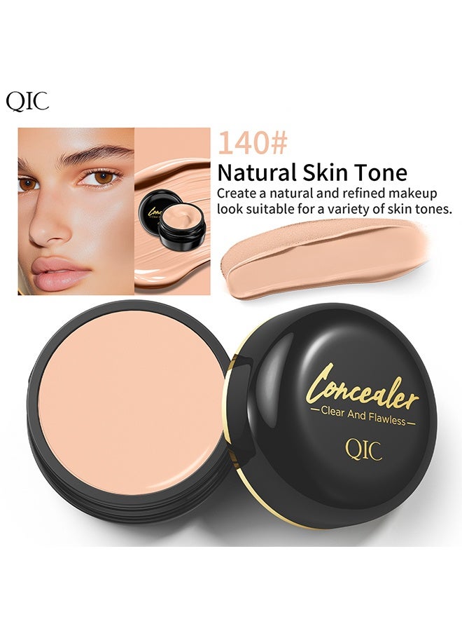 QIC Concealer,Natural Color Correcting Concealer for Women,Full Coverage Makeup for Face Eye Body,Nourishing Makeup for a More Even Complexion(Natural Skin Tone, 0.53 Oz) - Image 2