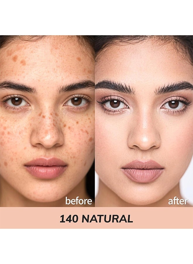 QIC Concealer,Natural Color Correcting Concealer for Women,Full Coverage Makeup for Face Eye Body,Nourishing Makeup for a More Even Complexion(Natural Skin Tone, 0.53 Oz) - Image 5
