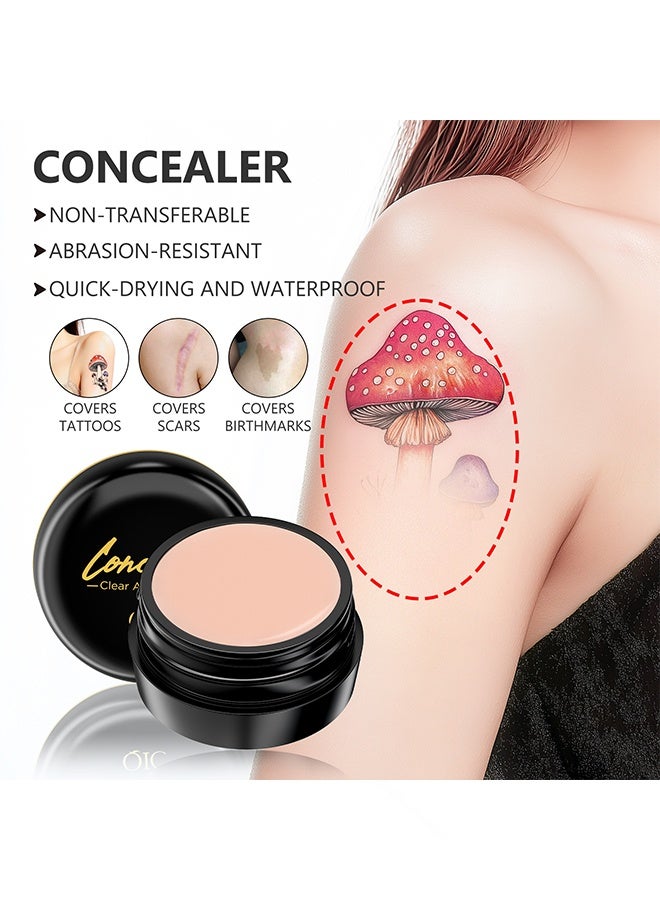 QIC Concealer,Natural Color Correcting Concealer for Women,Full Coverage Makeup for Face Eye Body,Nourishing Makeup for a More Even Complexion(Natural Skin Tone, 0.53 Oz) - Image 3